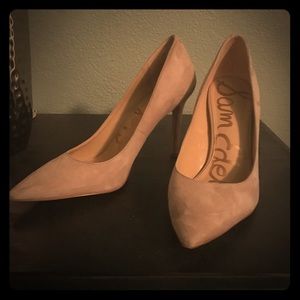 sam edelman suede heels